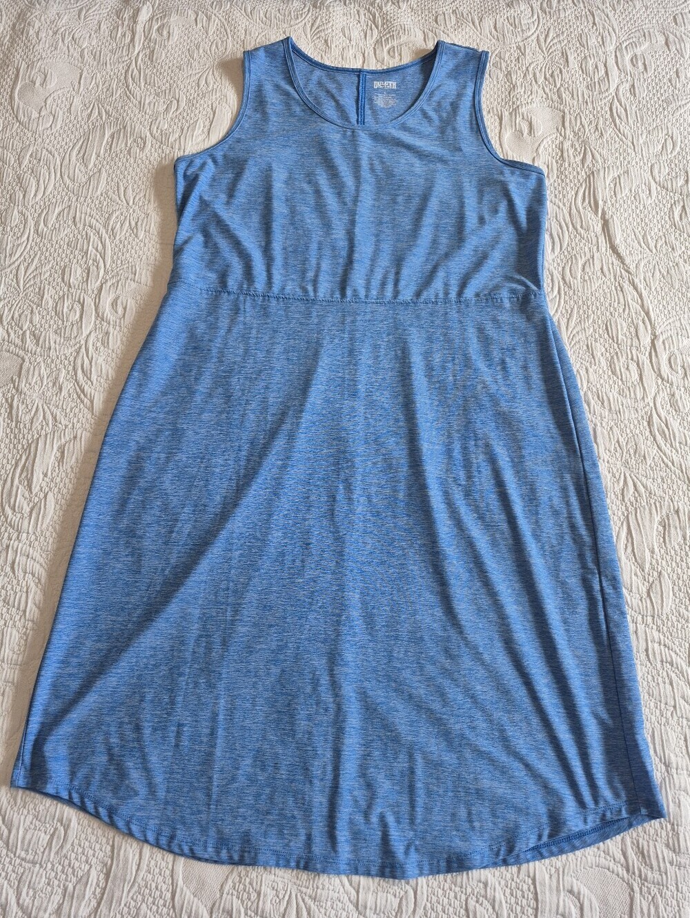 Duluth Trading Co women's Large Pier Genius dress athletic style fabric EUC